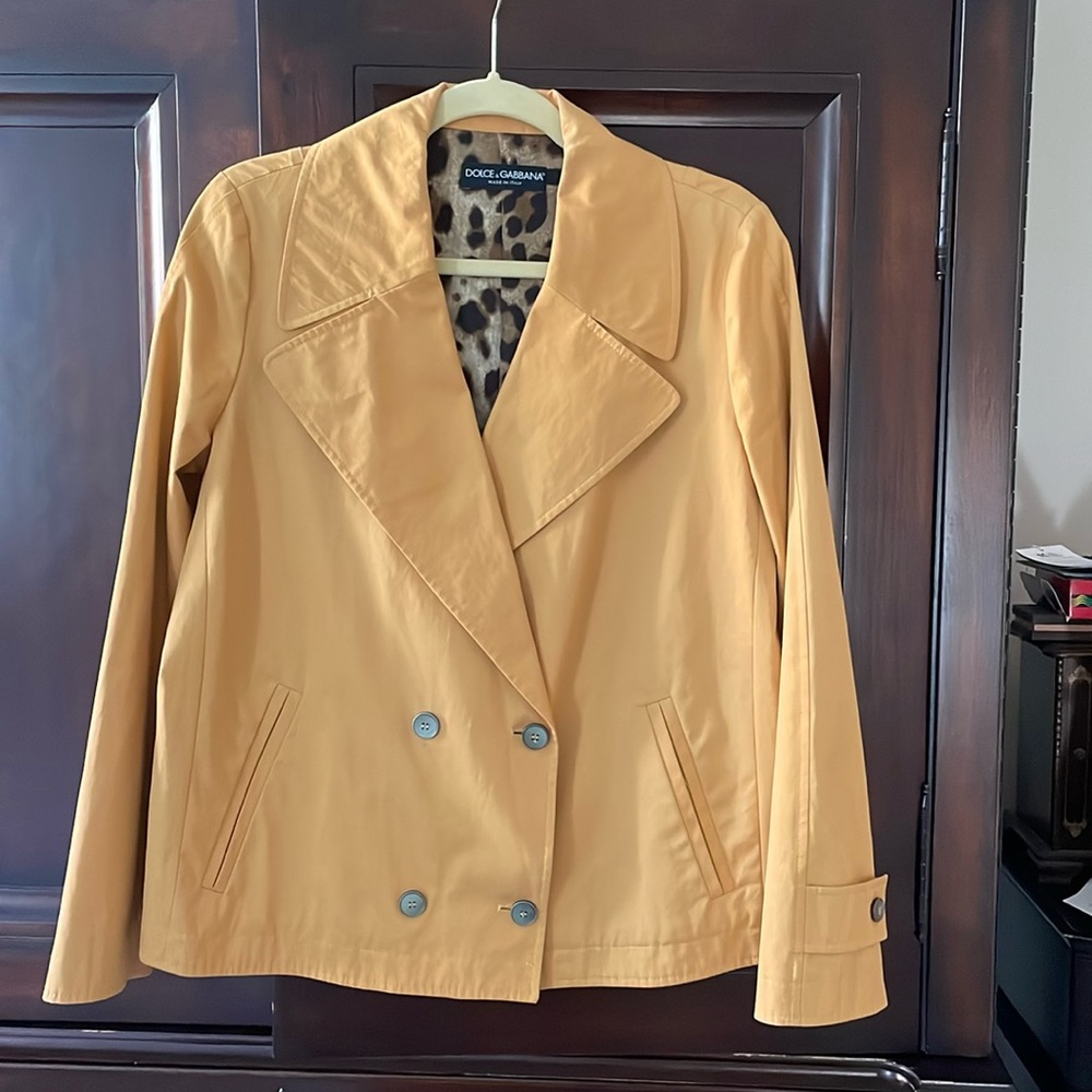 Dolce and Gabbana cotton peacoat, size IT42/US 6